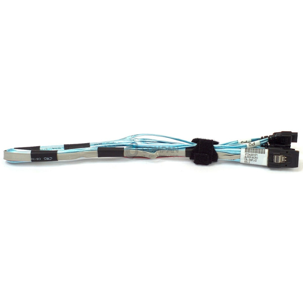 CBL-0097L-02 SUPERMICRO MINI SAS TO 4X SATA CABLE 0.5M